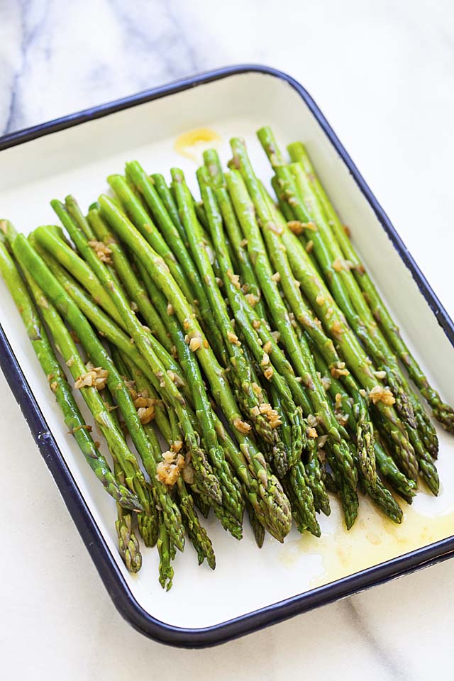 butter sauteed asparagus