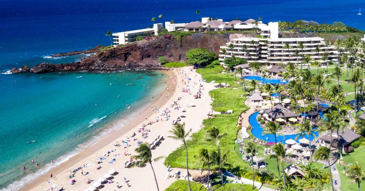 starwood hotels hawaii Sheraton Maui Resort Aerial Exterior 1200x630