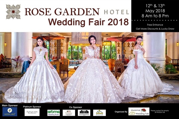 Rose Garden Wedding Fair 2018 ျပပြဲက်င္းပ